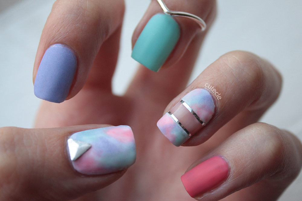 1000x667 How To Make Watercolor Nail Polish Hession Hairdressing - Watercolor Nail Polish Designs