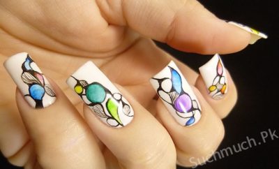 400x242 Latest Watercolor Nail Art Designs 2017, Nail Art Designs, Beauty - Watercolor Nail Polish Designs