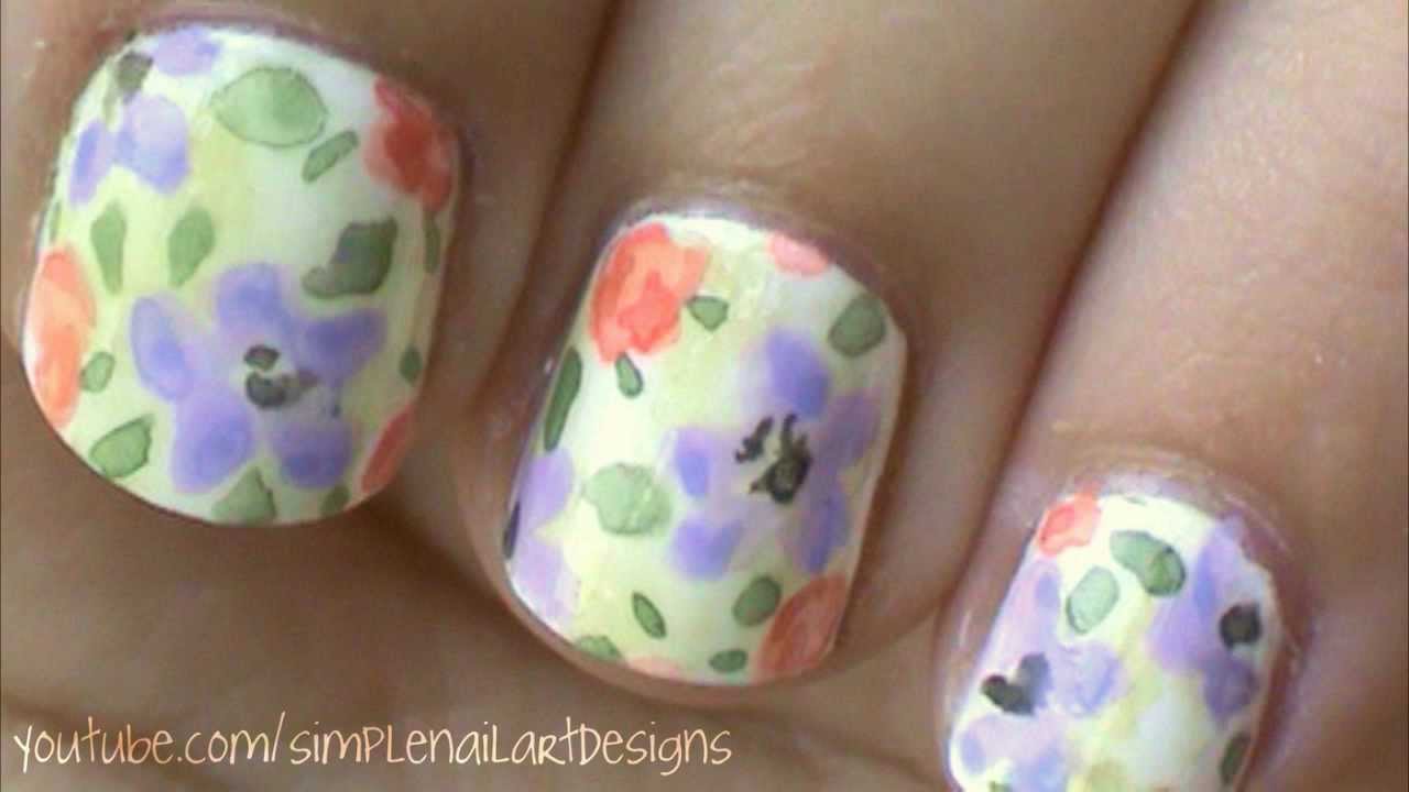 1280x720 Nail Art Designs - Watercolor Nail Polish Designs