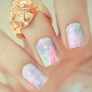 300x300 Watercolor Nail Art Designs - Watercolor Nail Polish Designs