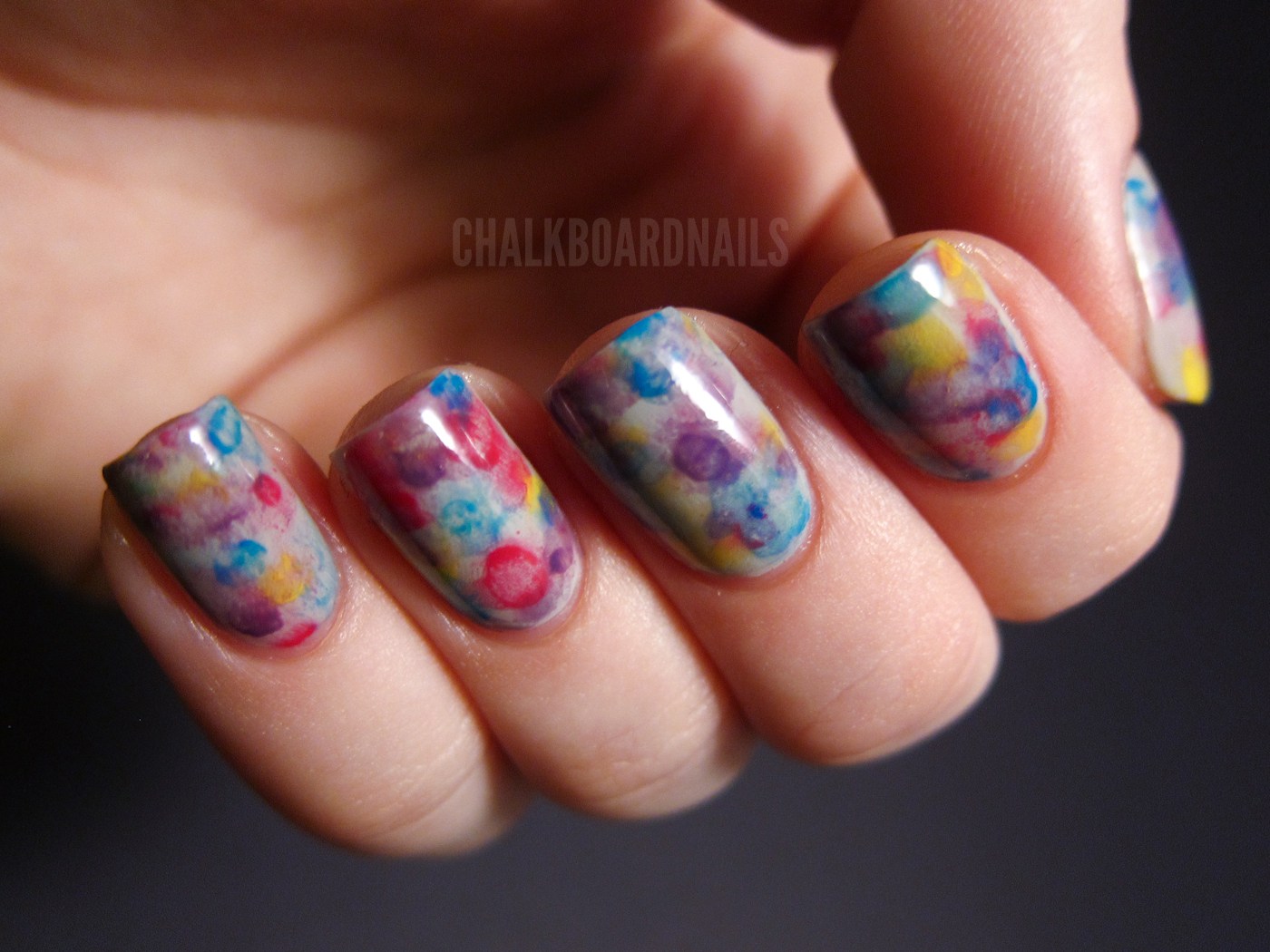 1400x1050 Watercolor Nails Chalkboard Nail Art Blog Two Tone Designs - Watercolor Nail Polish Designs