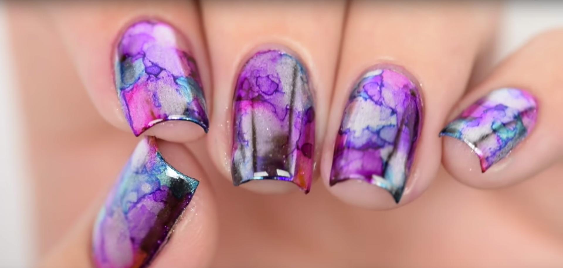 1920x915 These Sharpie Watercolor Nails Will Turn Heads At Any Outing - Watercolor Nails