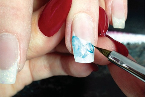 480x320 Beginner Nail Art With Watercolor Paint - Watercolor Nails