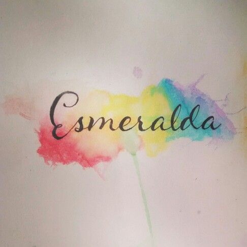 Watercolor Name