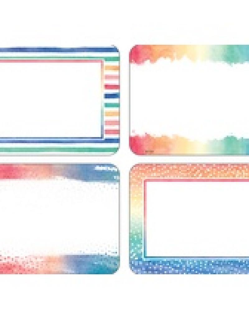800x1024 Watercolor Name Tagslabels - Watercolor Name