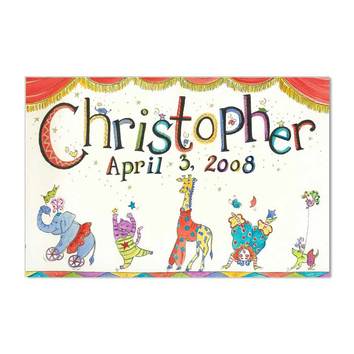 354x354 Catherine Lay Watercolor Name Painting Circus - Watercolor Name