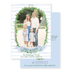 300x300 Watercolor Nativity With No Pictures Christmas Card - Watercolor Nativity