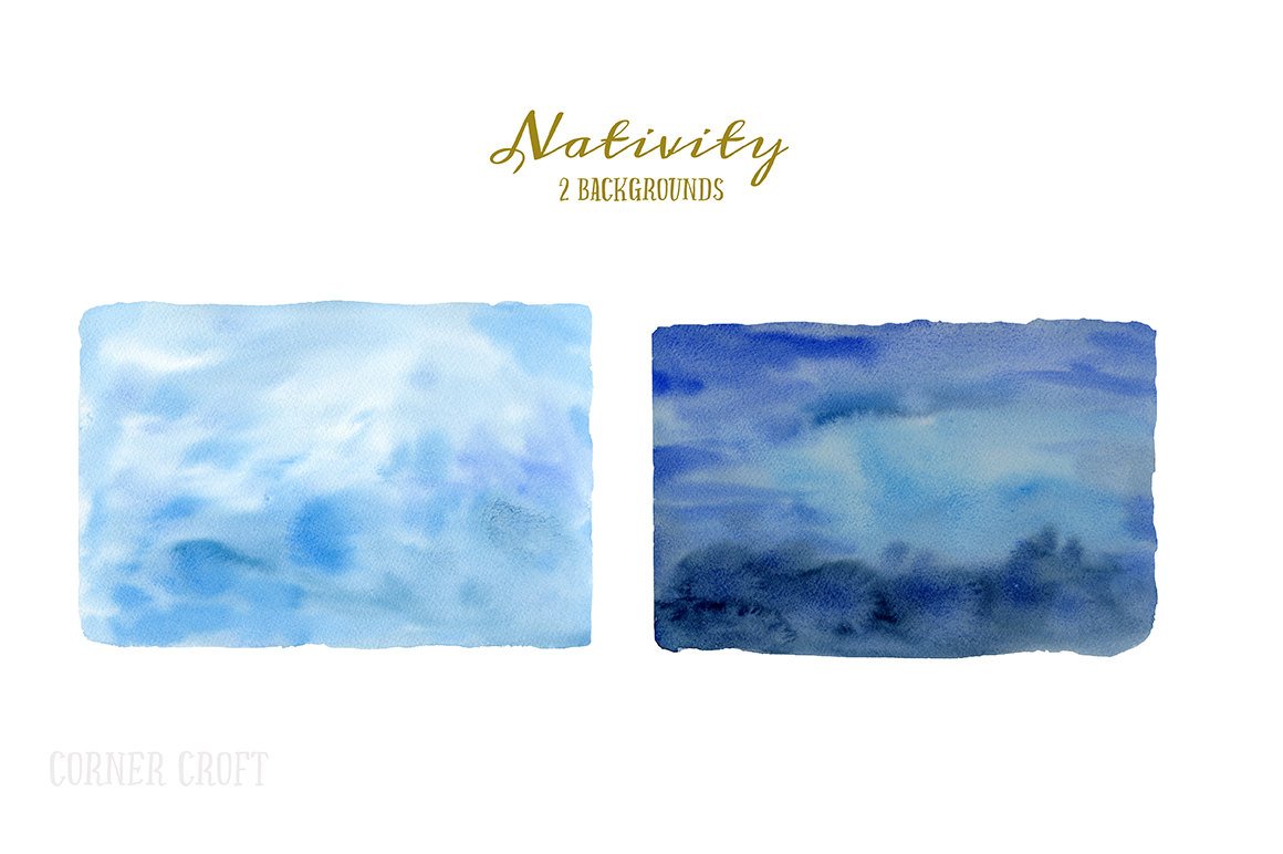 1160x772 Watercolor Clip Art Nativity, Nativity Scene, Mary, Joseph,angel - Watercolor Nativity Scene