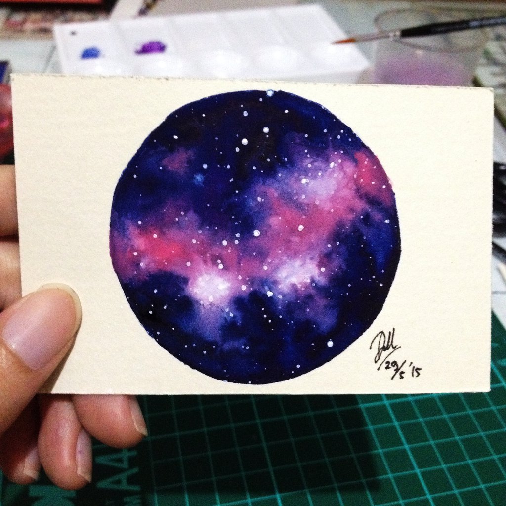 1024x1024 Tiny Nebula 1 By Dellput - Watercolor Nebula