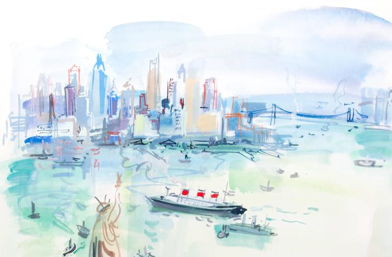 Watercolor New York At PaintingValley Com Explore Collection Of   Watercolor New York 1 