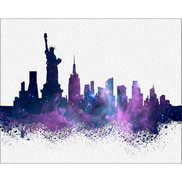 600x600 New York Watercolor Art Print 8 X 10 New York City Skyline - Watercolor New York