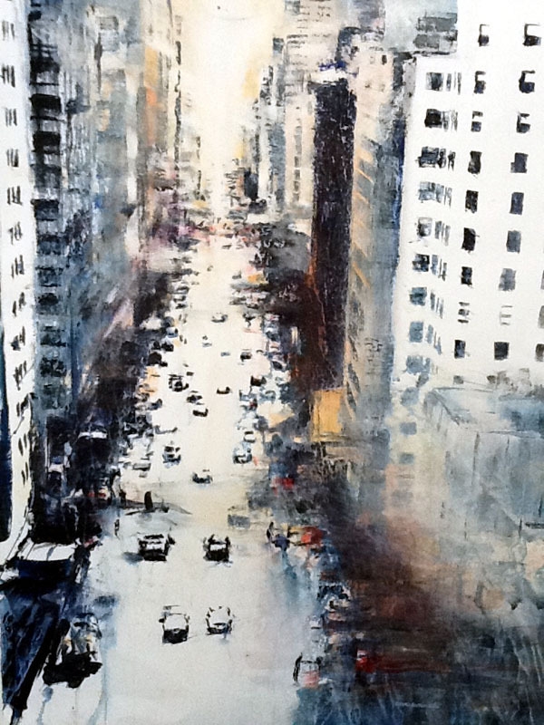 600x800 David Antonides David Antonides Large Format Watercolor Cityscapes - Watercolor New York