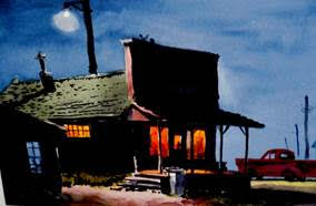 284x186 Naomi Brotherton Watercolor Workshops Mixing Rich Darks Feb. 20 - Watercolor Night Scenes