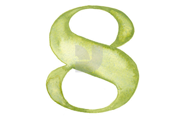 592x396 Watercolor Numbers - Watercolor Numbers