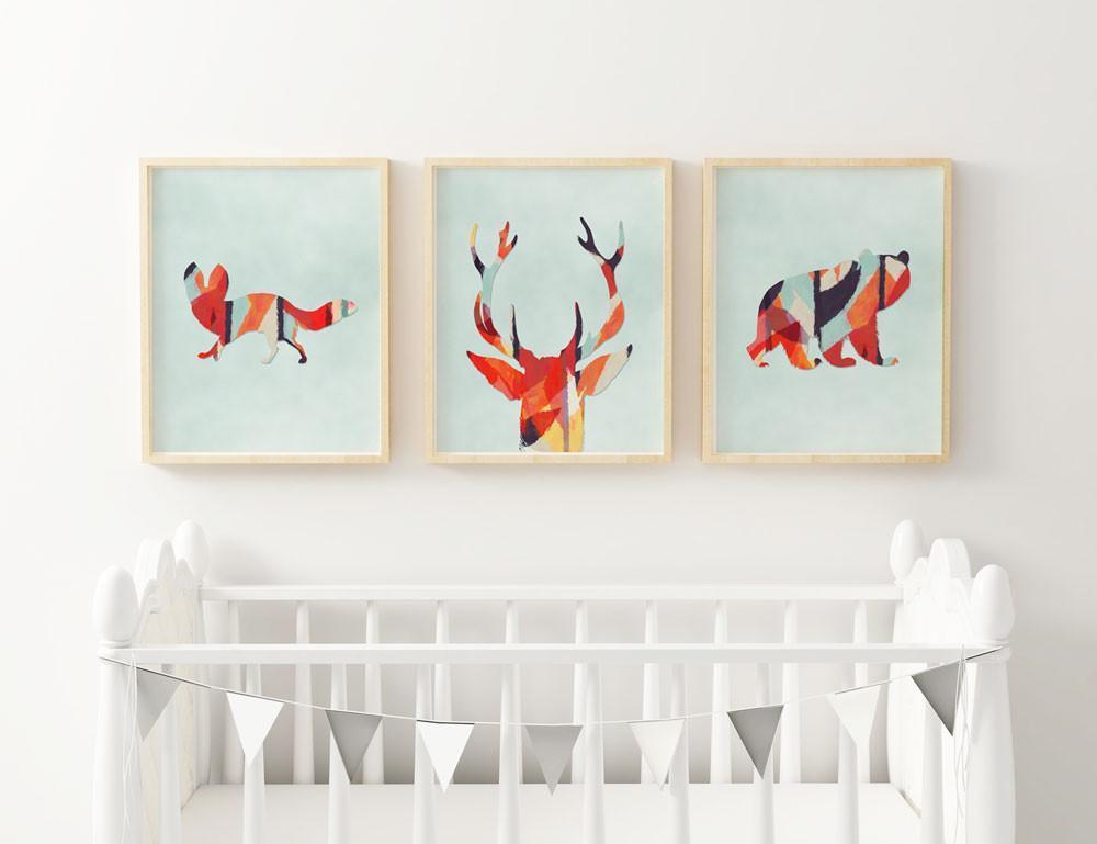 1000x769 Woodlands Aztec Watercolor Nursery - Watercolor Nursery