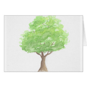 307x307 Watercolor Oak Tree Gifts On Zazzle Au - Watercolor Oak Tree