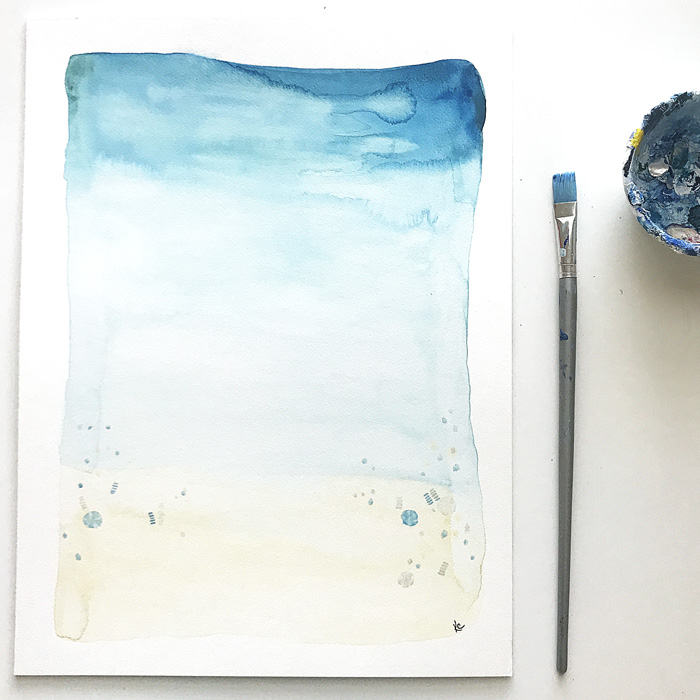 700x700 Charlotte Ocean Watercolor - Watercolor Ocean