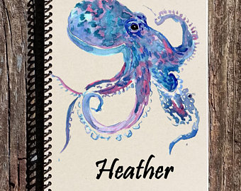 340x270 Octopus Watercolor Etsy - Watercolor Octopus