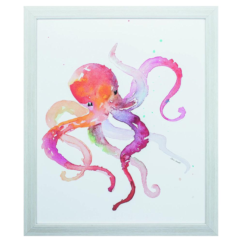 1000x1000 Watercolor Octopus Ii Wall Art - Watercolor Octopus