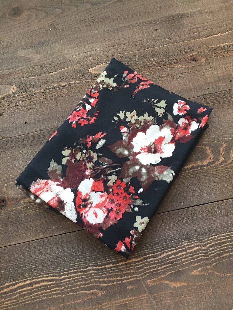 768x1024 Romantic Floral Watercolor On Black Background With Hints Of White - Watercolor On Black Background