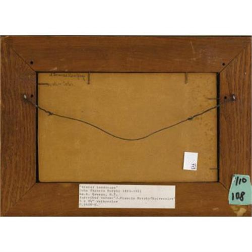 500x500 John Francis Murphy Watercolor On Brown Paper - Watercolor On Brown Paper