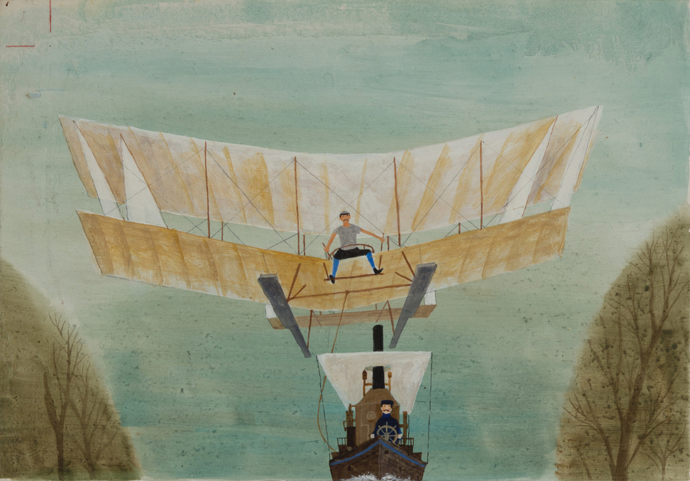 972x677 Glorious Flights The Illustration Art Of Alice And Martin - Watercolor On Illustration Board