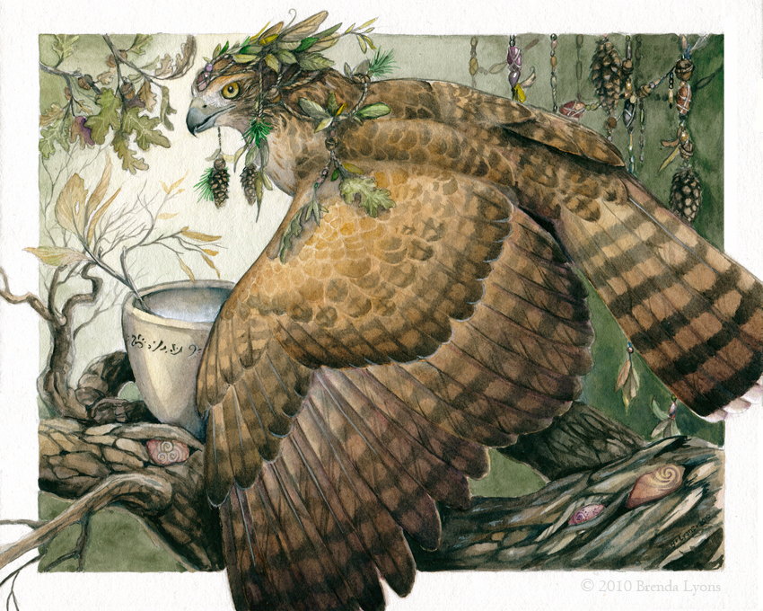 850x680 Ritual By Windfalcon - Watercolor On Illustration Board