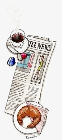 200x450 Newspaper, Watercolor, News Newspapers, Coffee Png Image And - Watercolor On Newspaper