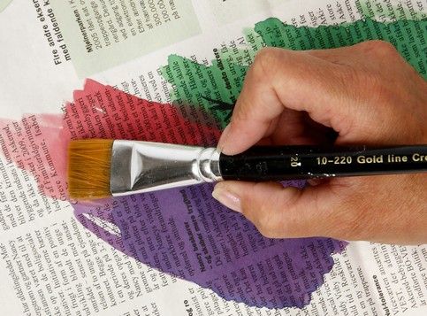 483x357 Quick And Pretty Newspaper Flowers - Watercolor On Newspaper