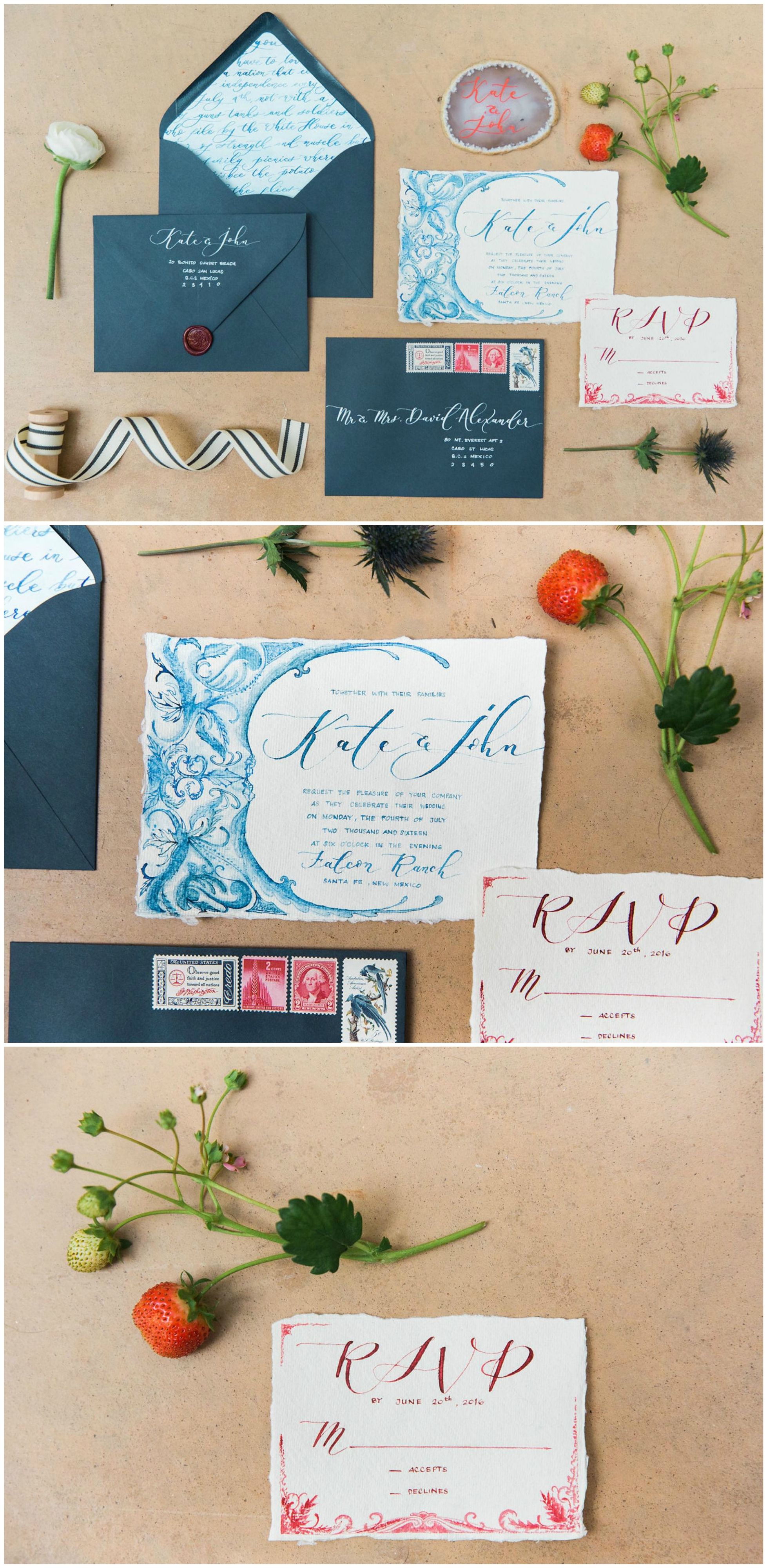 1957x4000 The Smarter Way To Wed Red White Blue, Weddings And Wedding - Watercolor On Parchment Paper