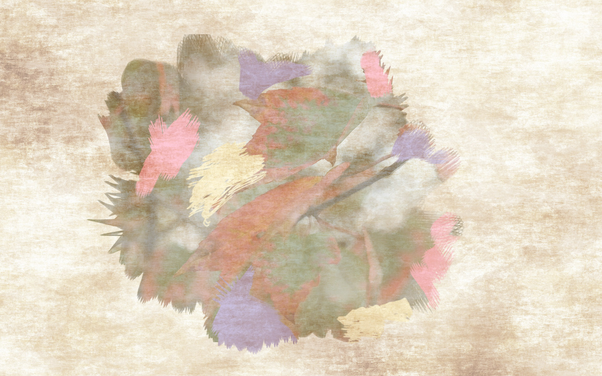 1920x1200 Watercolor Works Emily Johnson - Watercolor On Parchment Paper