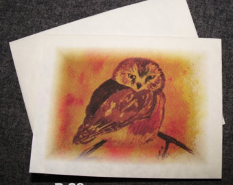 340x270 Watercolor Parchment Paper Painting Etsy - Watercolor On Parchment Paper