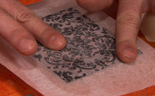 320x199 Cathie Filian Make It Tissue Transfered Candles - Watercolor On Parchment Paper