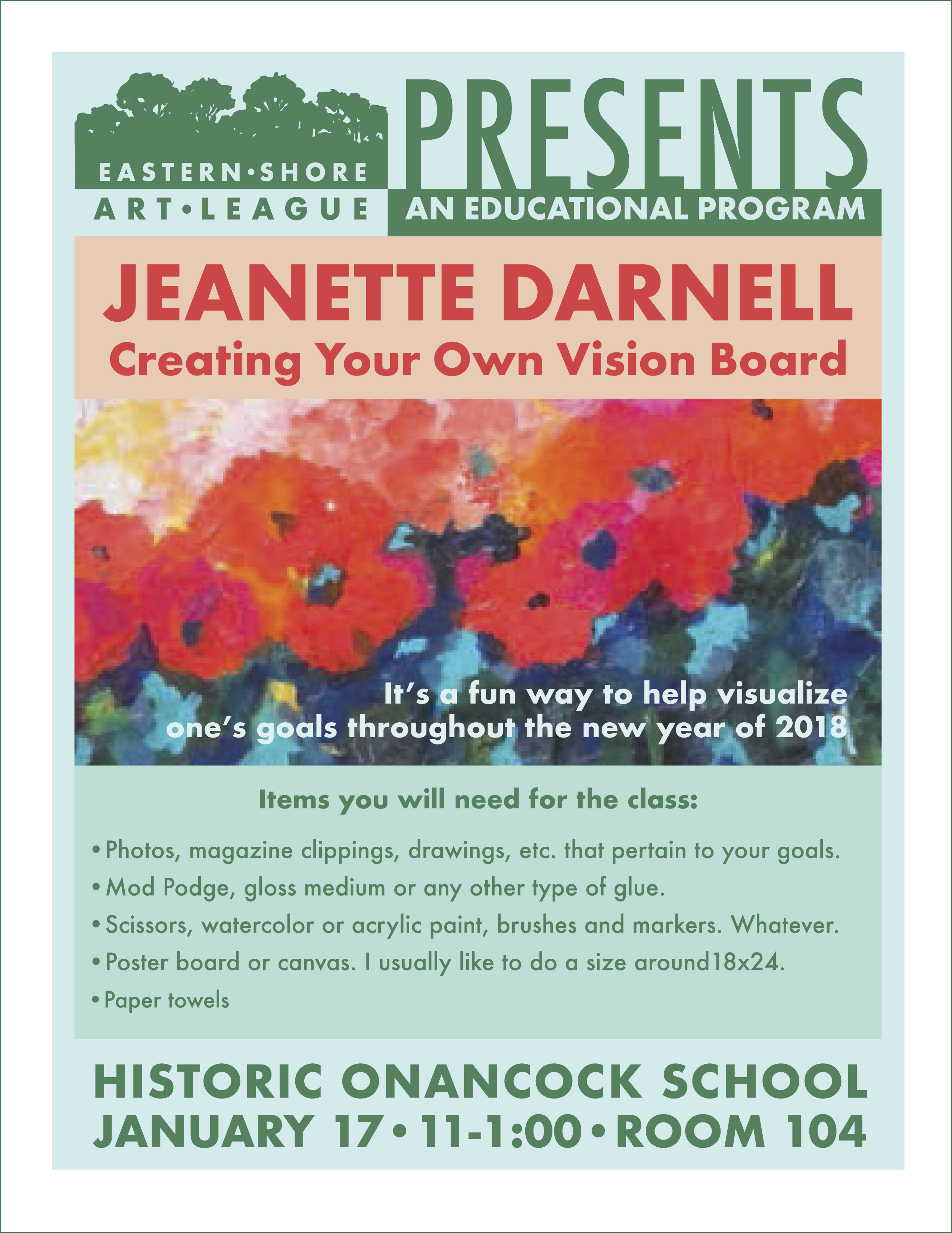 2550x3300 Esal Workshops - Watercolor On Poster Board