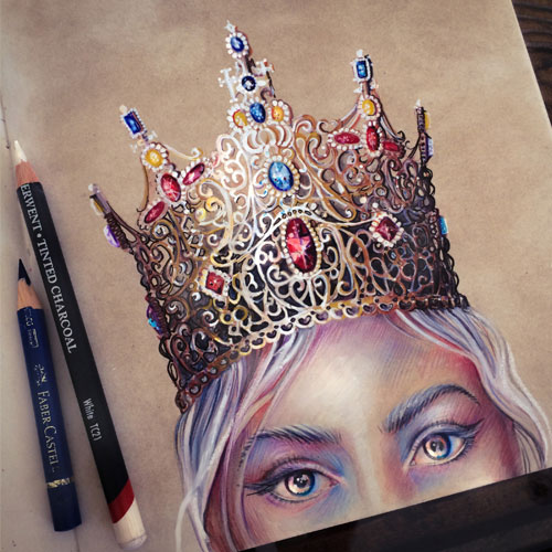 500x500 Art Blog - Watercolor On Toned Paper