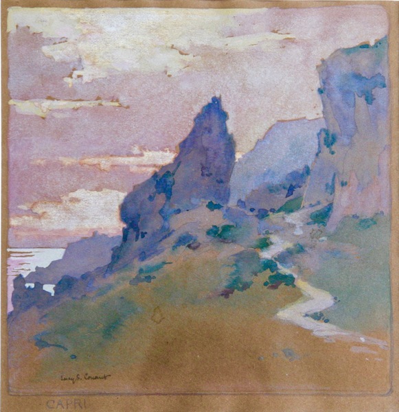 581x600 Lucy Scarborough Conant Fichera Fine Art - Watercolor On Toned Paper