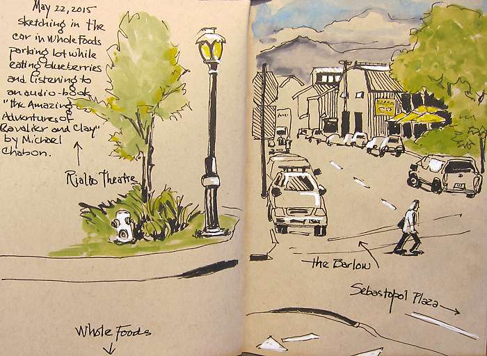 700x512 Toned Paper Sketching - Watercolor On Toned Paper