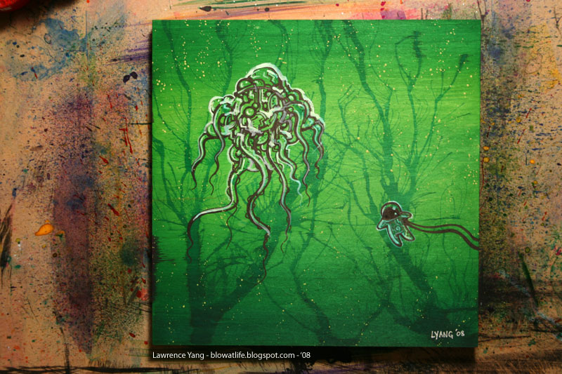 800x533 Explorers - Watercolor On Wood