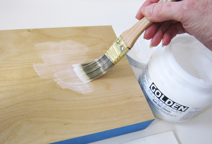 695x473 Watercolor On Cradled Panel Rene Eisenbart - Watercolor On Wood