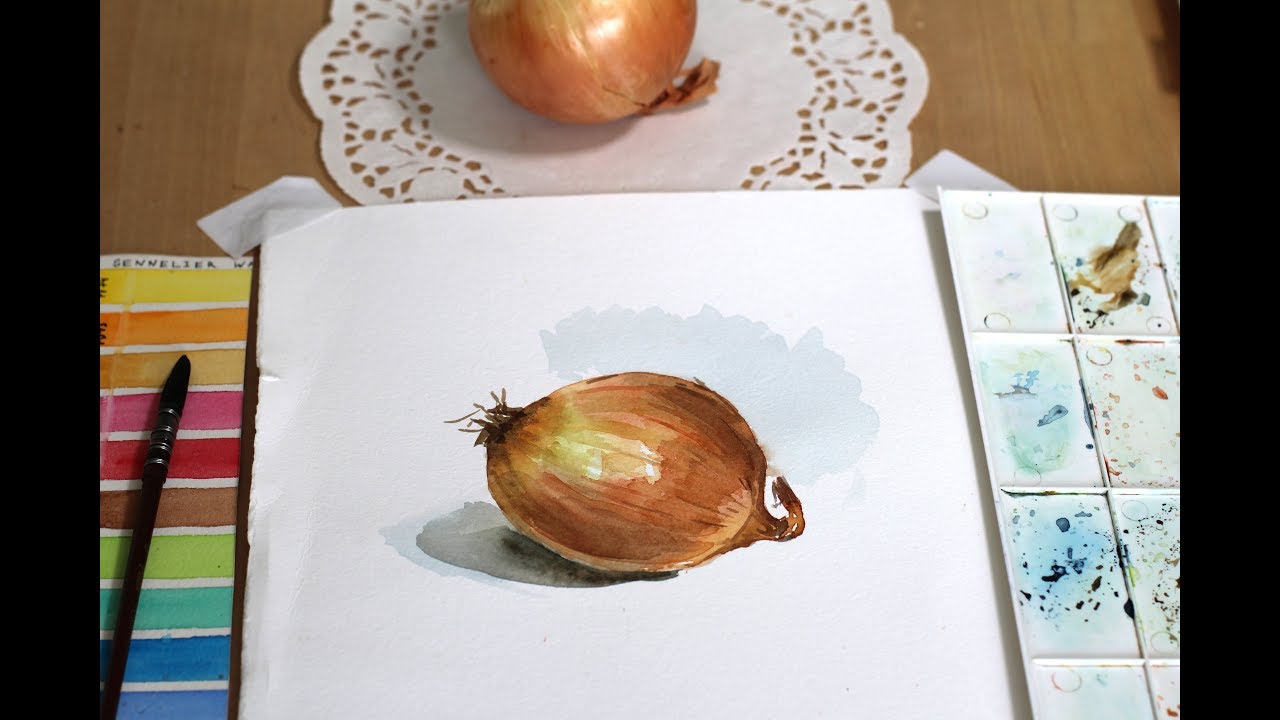 1280x720 Watercolor Onion - Watercolor Onion