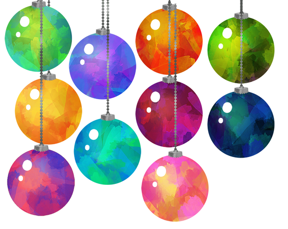 580x462 Watercolor Ornament Clipart By Digitalartsi On Creative Market - Watercolor Ornaments