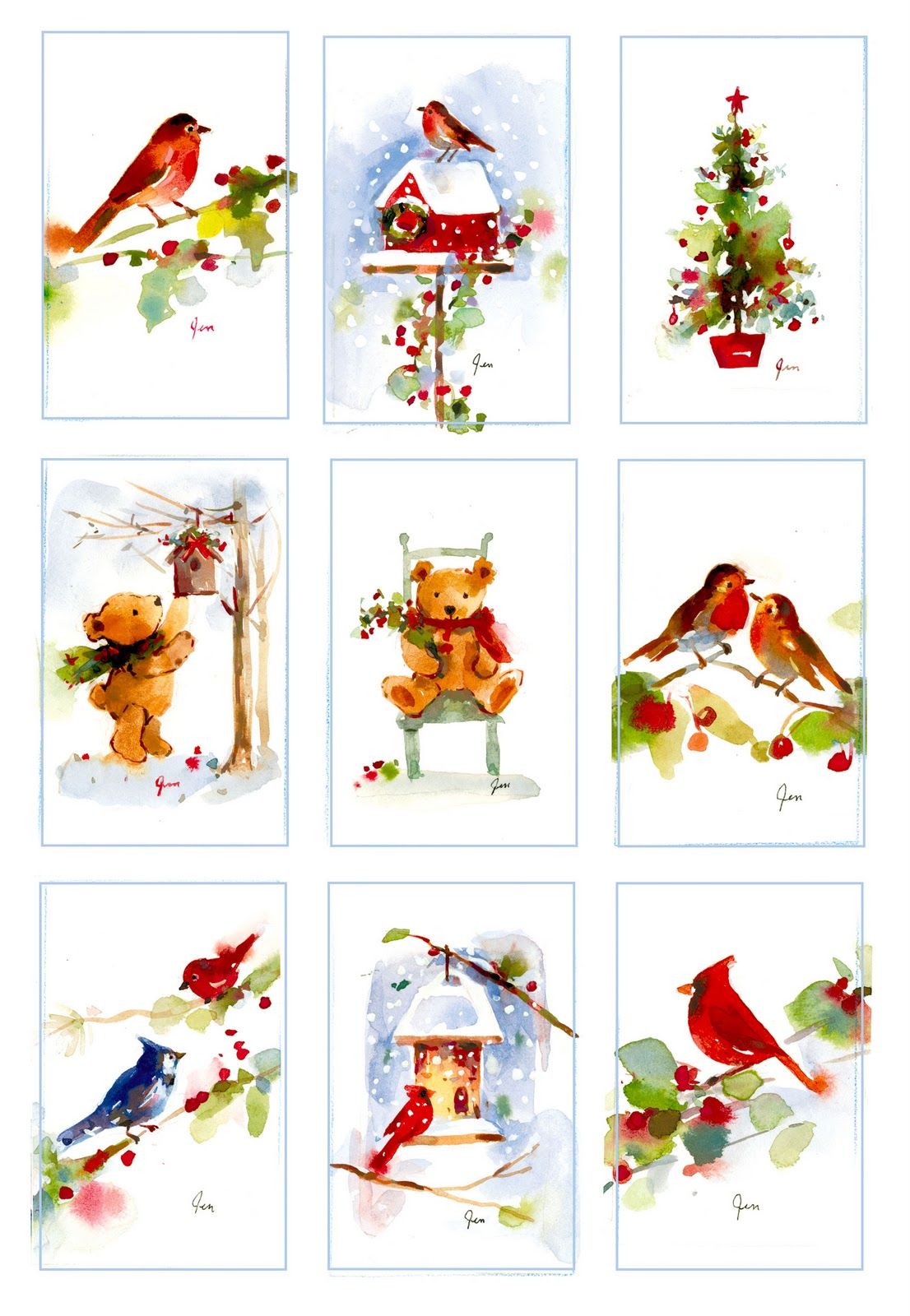 1106x1600 Bgtchristmasltgt Framable Ornaments This Past Ltbgtchristmasltgt Each - Watercolor Ornaments