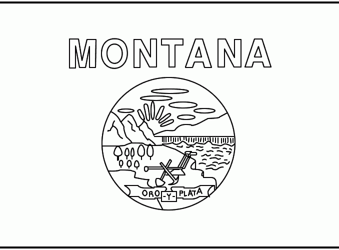 678x500 Printable Outline Of Montana Montana State Outline Watercolor - Watercolor Outline Drawings