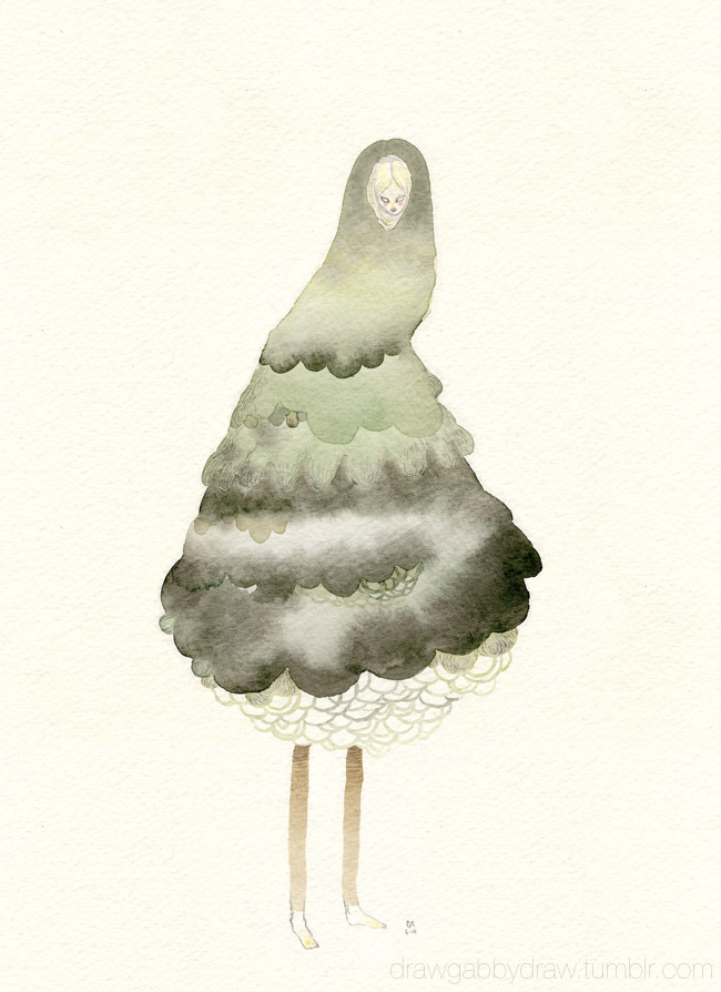 650x894 Draw Gabby Draw! - Watercolor Outline Drawings