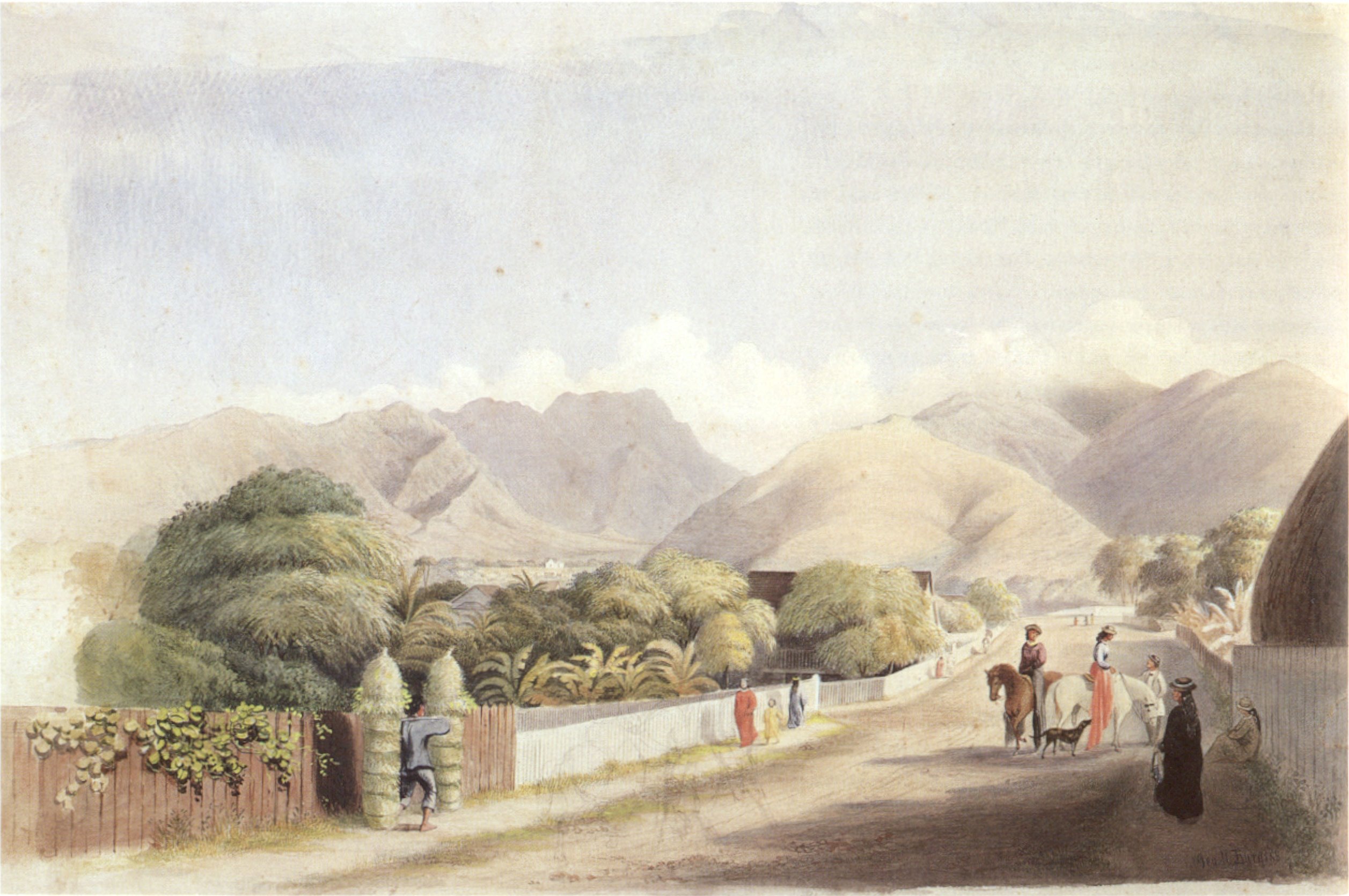 2514x1670 Filegeorge Henry Burgess - Watercolor Over Pencil