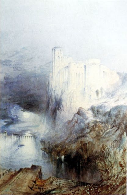 416x640 John Ruskin, Amboise - Watercolor Over Pencil