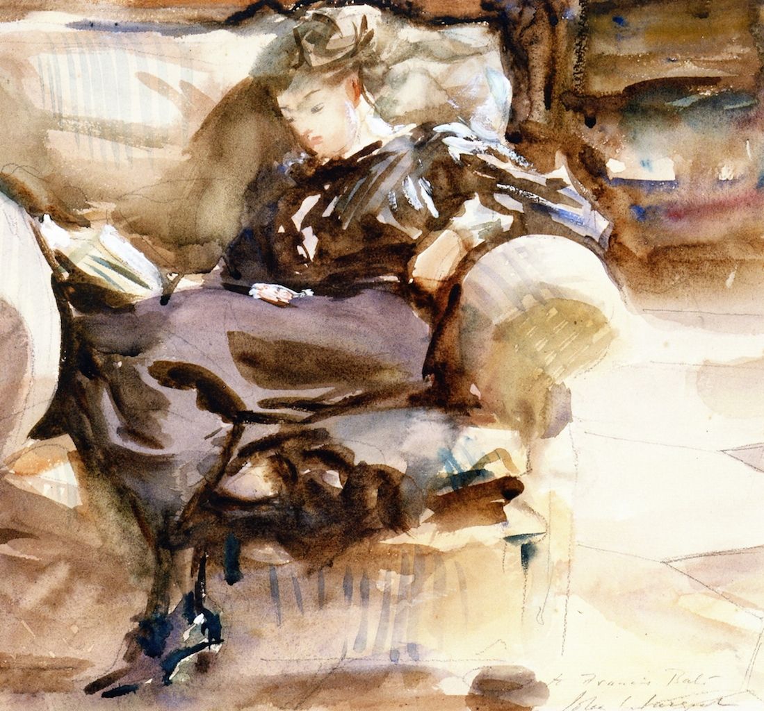 1099x1024 The Shilling Shocker. John Singer Sargent (1911 1912 - Watercolor Over Pencil