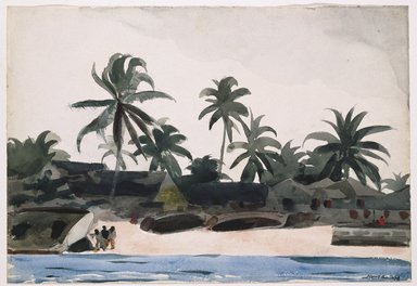 384x264 Brooklyn Museum - Watercolor Over Pencil