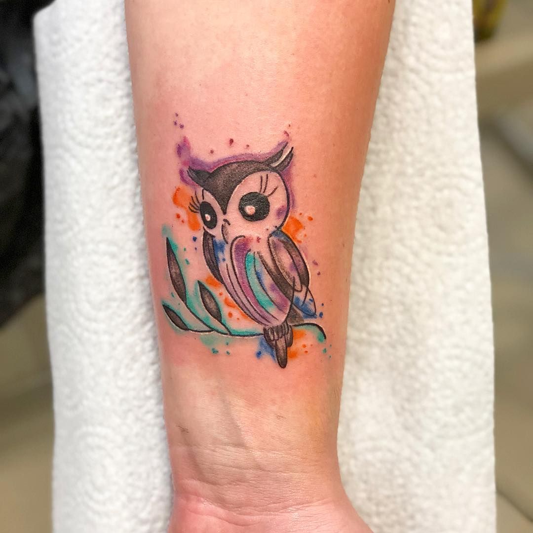 1080x1080 50 Of The Most Beautiful Owl Tattoo Designs And Their Meaning For - Watercolor Owl Tattoo