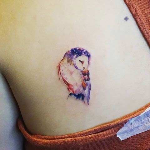 480x480 51 Watercolor Tattoo Ideas For Women Stayglam Tattoos - Watercolor Owl Tattoo